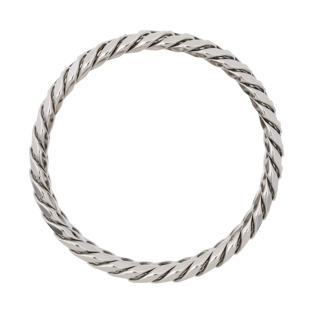 Платиновое кольцо W Kihei Ring Narrow Сделано в Японии Pt850 7 Внутренний диаметр окружности [FAIRY CULLET] 6-гранный (нет. 15мм/внутренний 47мм)