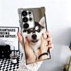 Alaskan Husky Cute Dogs Plating Phone Case For Samsung Galaxy S24 S25 FE S26 Edge S23 Ultra S22 S21 Plus S20 Anti-Fall Airabag C