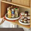 Rotating Condiment Storage Rack Kitchen Condiment Rack TurntableTabletop Cosmetics Storage Rack