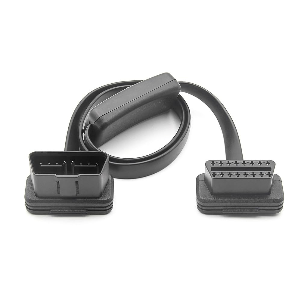 Удлинитель переключателя OBD2 Плоский кабель Удлинительный шнур 16-контактный длиной 60 см Автомобильная диагностика Ультра