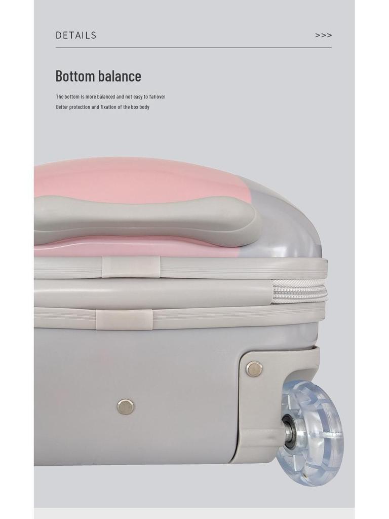 Детский 16-дюймовый чемодан-тележка из мультяшного яичного скорлупы