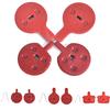 1pair Latest  Bike Accessories Versatile Mountain Bike Cycling Copper Fiber Metal Disc Brake Pads