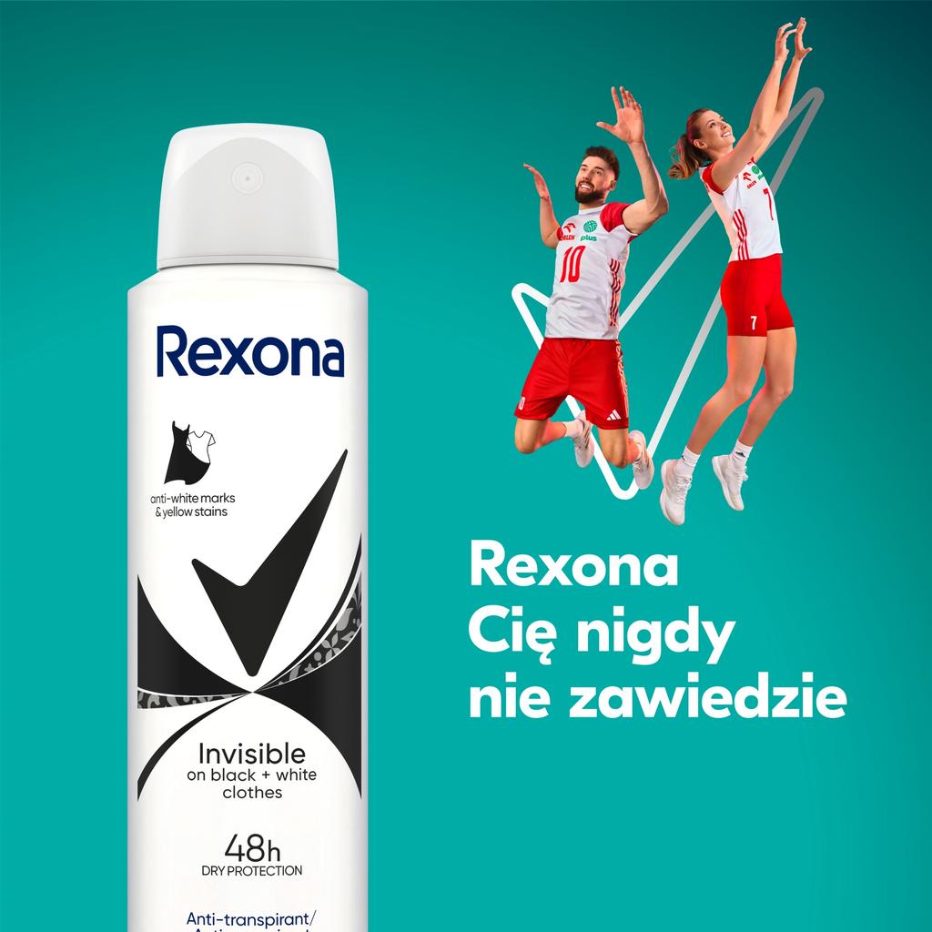 Rexona Deo Invisible Black White Antiperspirant 150