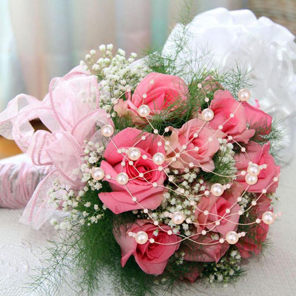 Yousheng нить искусственного жемчуга для свадебных украшений 5 м