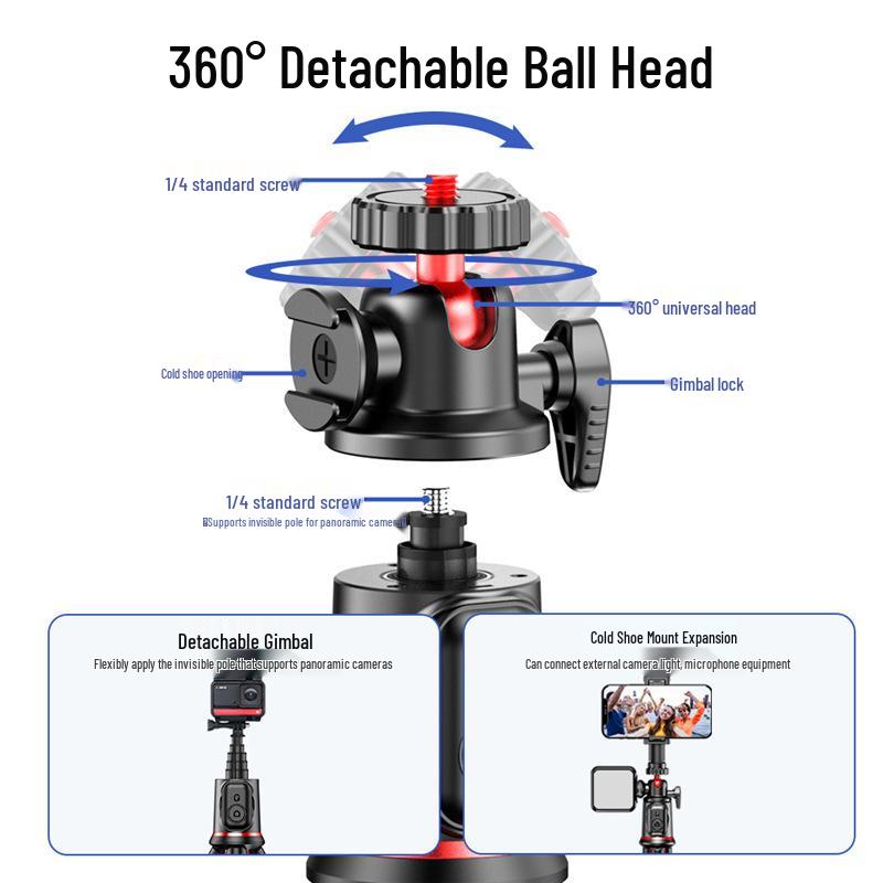 C03 Многофункциональный Осьминог Штатив Селфи-палка для Телефона и Камер GoPro