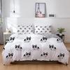 French Bulldog Bedding Set Cartoons Puppy Children Bedclothes Cute Duvet/Quilt Cover And Pillowcase Kawaii Boys Girls