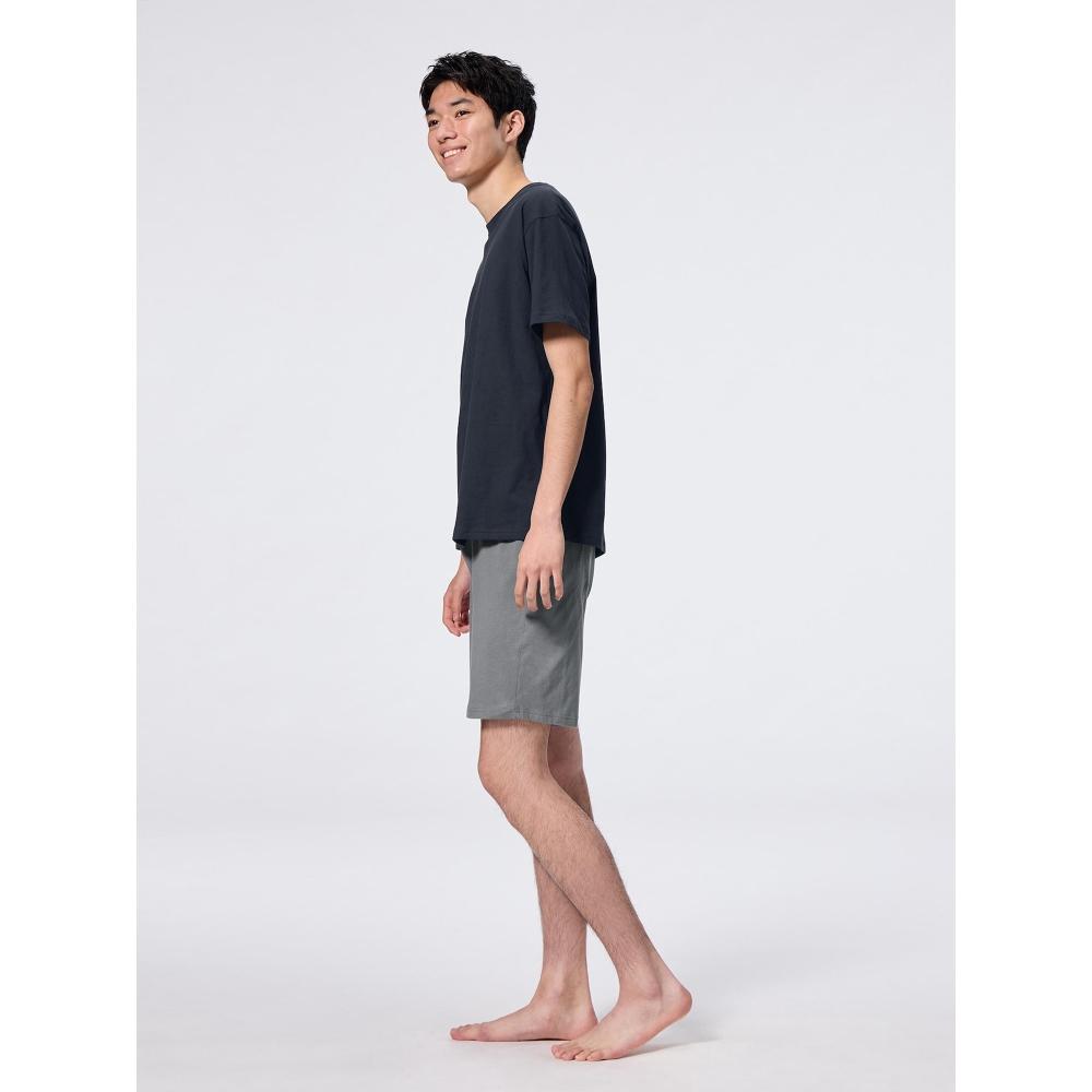 GU by Uniqlo Комплект из хлопка и цветных шорт с коротким рукавом 