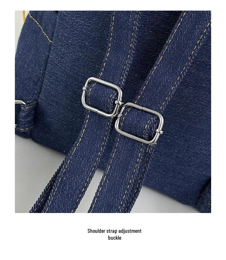 Wish Женский износостойкий джинсовый рюкзак на шнурке - Суперлегкий, большой вместимости, сумка на двух плечах для студентов