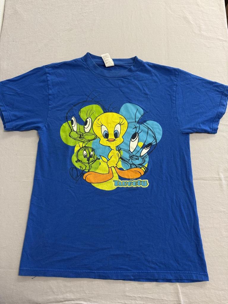 Vintage Tweety Bird T-shirt Acid Looney Tunes 1998 Tee - L