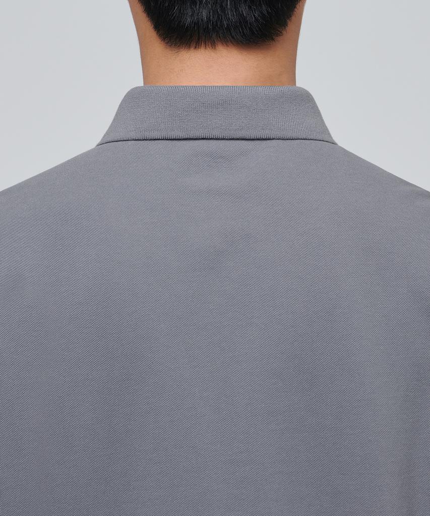 MUSINSA STANDARD Basic Pique Polo Shirt [Grey]
