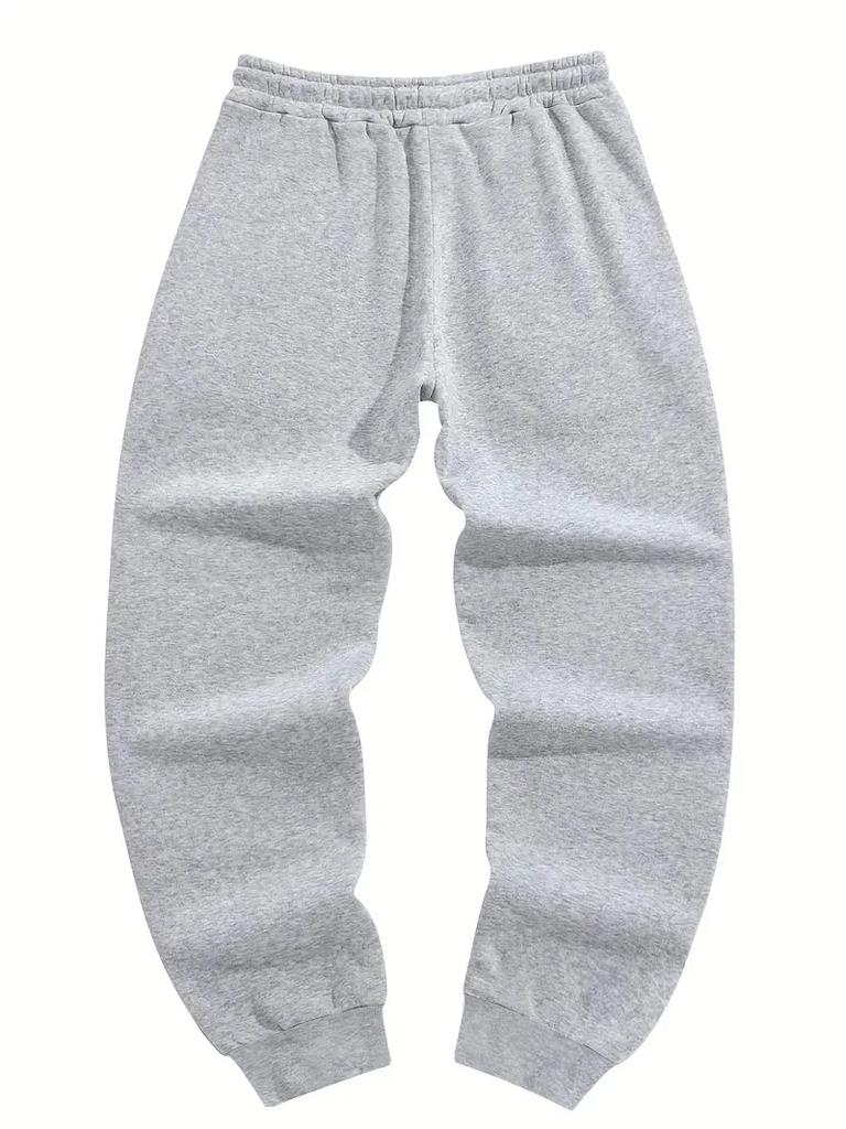 Мужские спортивные штаны для бега, осенне-весенние, спортивные штаны, мужские спортивные брюки для спортзала, модные однотонные повседневные тренировочные длинные брюки, популярные