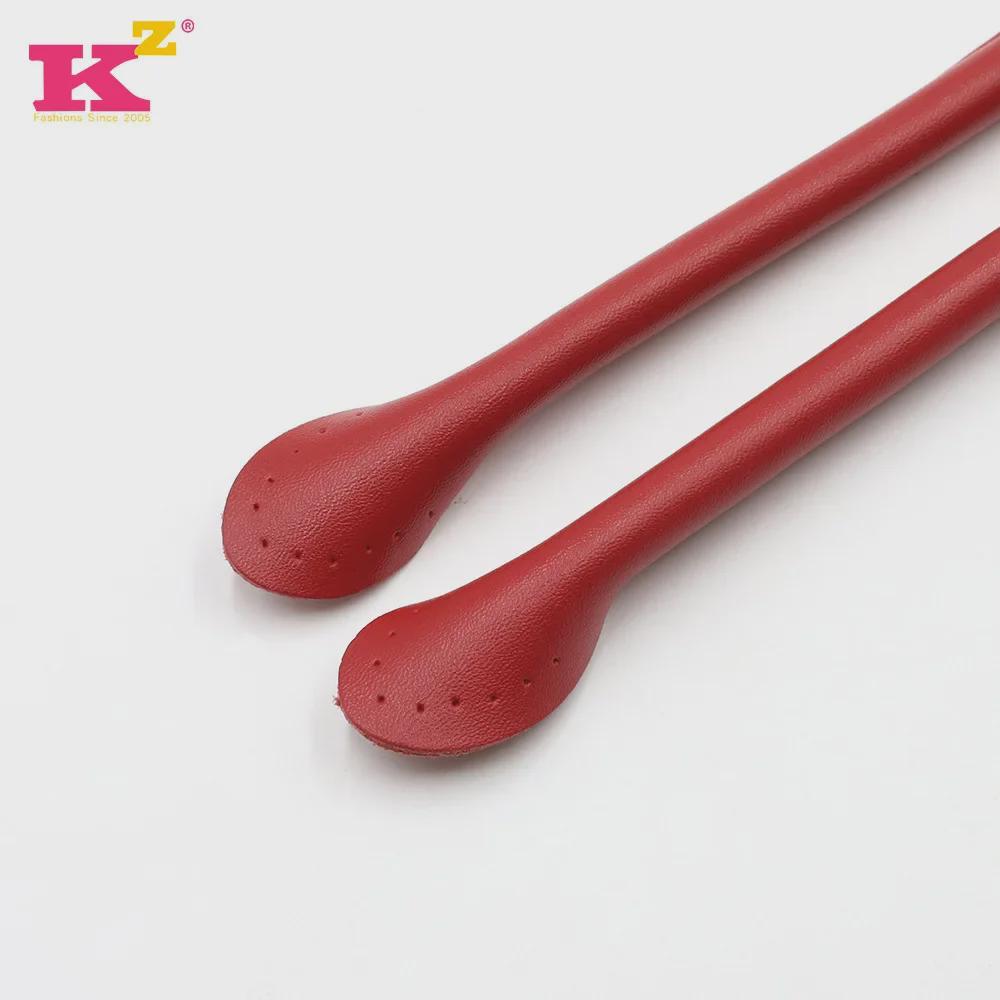 Черная натуральная кожаная ручка для сумки - 50 см, швейные нитки ручной работы из коровьей кожи, аксессуары для сумок своими руками