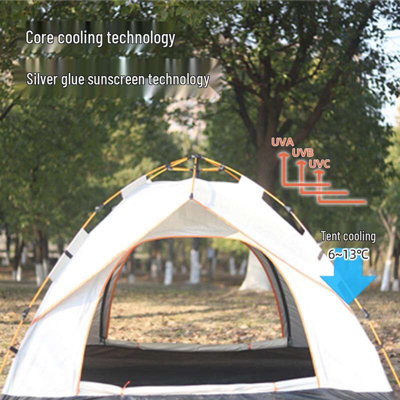 Instant Pop-Up Double-Layer Camping Tent