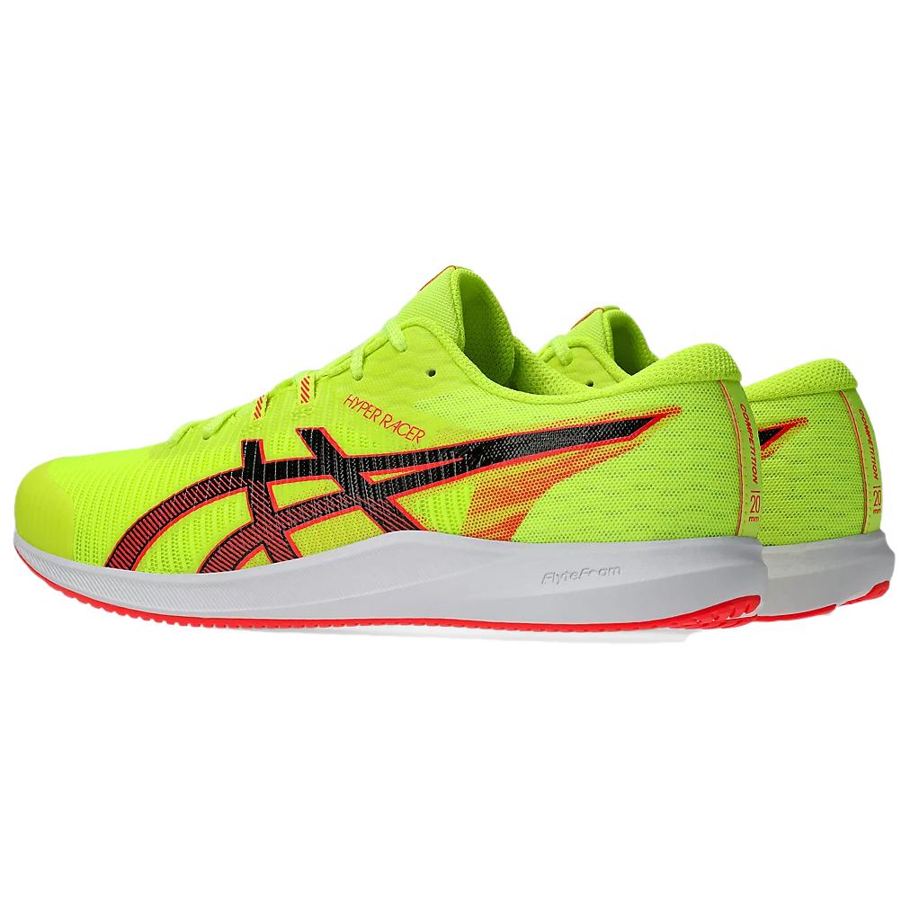 Asics Hyper Racer Модные Удобные Низкие Кроссовки для Бега на Длинные Дистанции Мужские кроссовки Желтые 1093A233-750