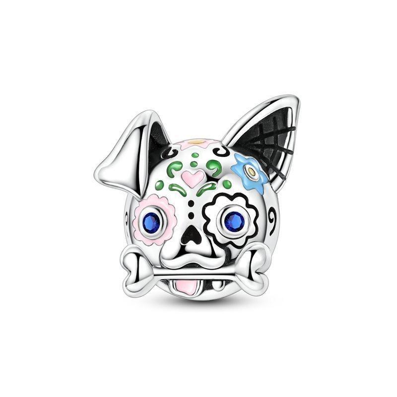 Animal Charms Copper Bear Rabbit Dog Panda Elephant Pig Kapibala Beads Pendants Fit Bracelet Diy Fine Jewelry Gift