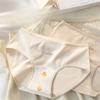Women's Spring and Autumn New Colorful Cotton Mid Waist Cotton Crotch Panties