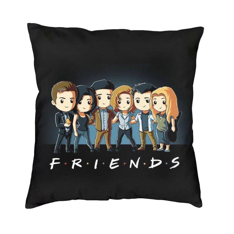 Friends Classic TV Show Cushion Cover Doublesided Print Throw Pillow Case for Sofa Custom Pillowcase Decoration