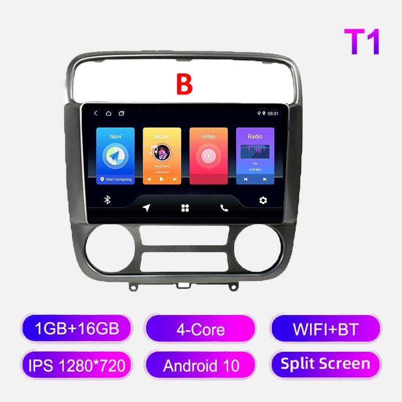 Android Car Radio для Honda Stream 2000-2005 Мультимедийный проигрыватель Головное устройство Стерео GPS Навигация BT WIFI 1+16 ГБ