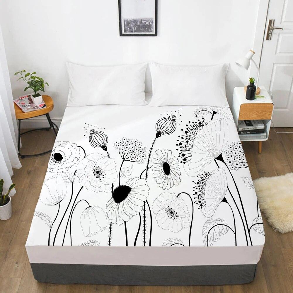 1 шт. простыни наматрасник с резинкой 3D простыня белье 150x200 160x200 простыня на заказ любой размер дизайн