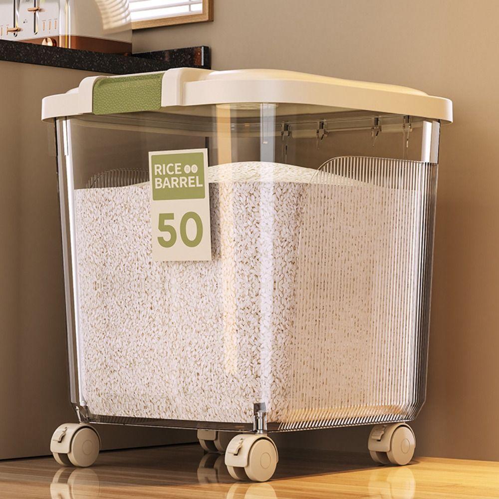 Moisture-proof Rice Bucket Leakproof Cereal Container Creative Food Container