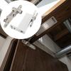Hydraulic Automatic Door Pivot Hinges 360 Degree Rotating Heaven Earth Hinge  Doors Shaft