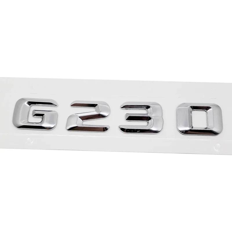 3D Letter Car Sticker Modified Tail Trunk Emblem Badge for Mercedes Benz G Class G63 G65 G200 G230 G300 G350 G400 G500 G550 AX1