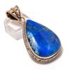 Кулон из лазурита, ручной работы, медная бижутерия, 2,17 дюйма V1q46