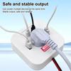 Автомобильный инвертор питания 150 Вт с USB-C быстрой зарядкой, розетками переменного тока, огнестойким корпусом из АБС-пластика для дорожных поездок, зарядки нескольких электронных устройств