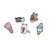 Cute Cartoon Cat Brooch Pin Alloy Cat Cone Pin For Bags Accessories And Backpacks