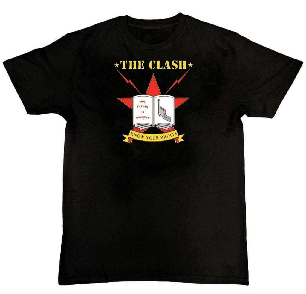 The Clash T Shirt Know Your Rights Graphic Print Mens T-Shirt S M L XL 2 3 4 XL