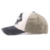 Vintage Distressed Baseball Cap "Jewel Shine" Print Washed Cotton Dad Hat