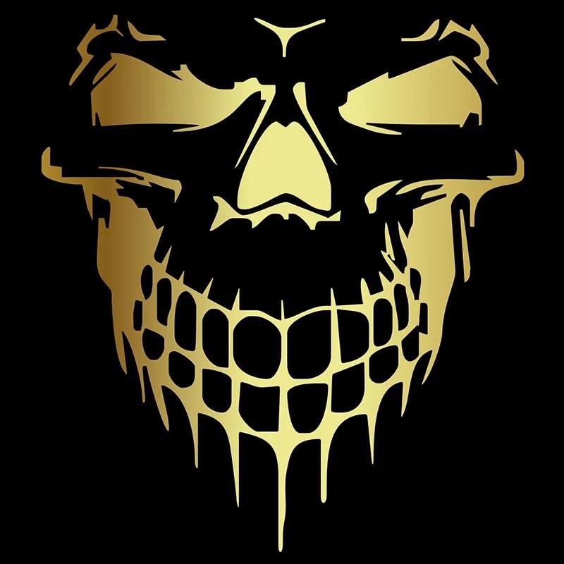 Наклейка на мотоцикл Череп 3 D светоотражающие наклейки на автомобиль мото авто наклейка смешной винил JDM на автомобильный стиль украшения