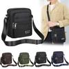 (Automobiles11)Four Layer Zipper Waterproof Single Shoulder Messenger Bag Business Bag Wallet