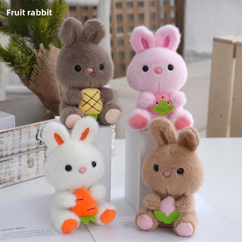 Кролик Мягкая Очаровательная Животное Плюшевая Брелок Пушистый Зайчик Кукла Для Идей для Подарка