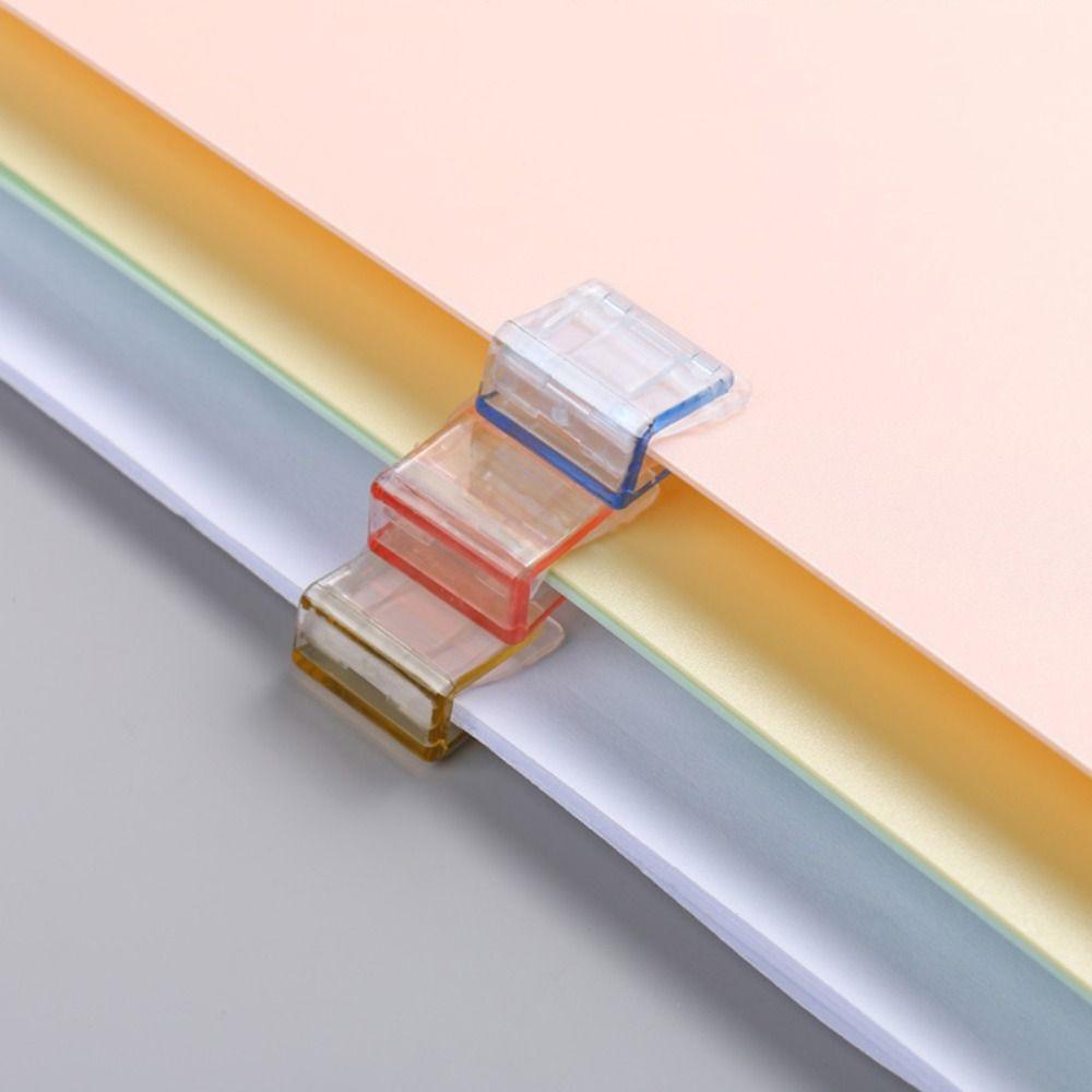 Держатель для цветных файлов Зажимы Креативный угловой зажим Скрепка для писем Нажимной зажим Папка для тестовых файлов