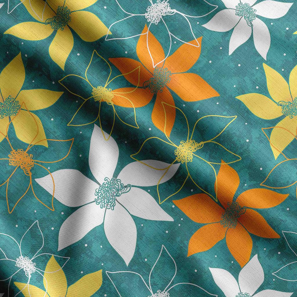 Soimoi Ткань для квилтинга из хлопкового батиста с цветочным принтом, продаваемая во дворе — швейные принадлежности для хлопчатобумажной ткани средней плотности шириной 42 дюйма