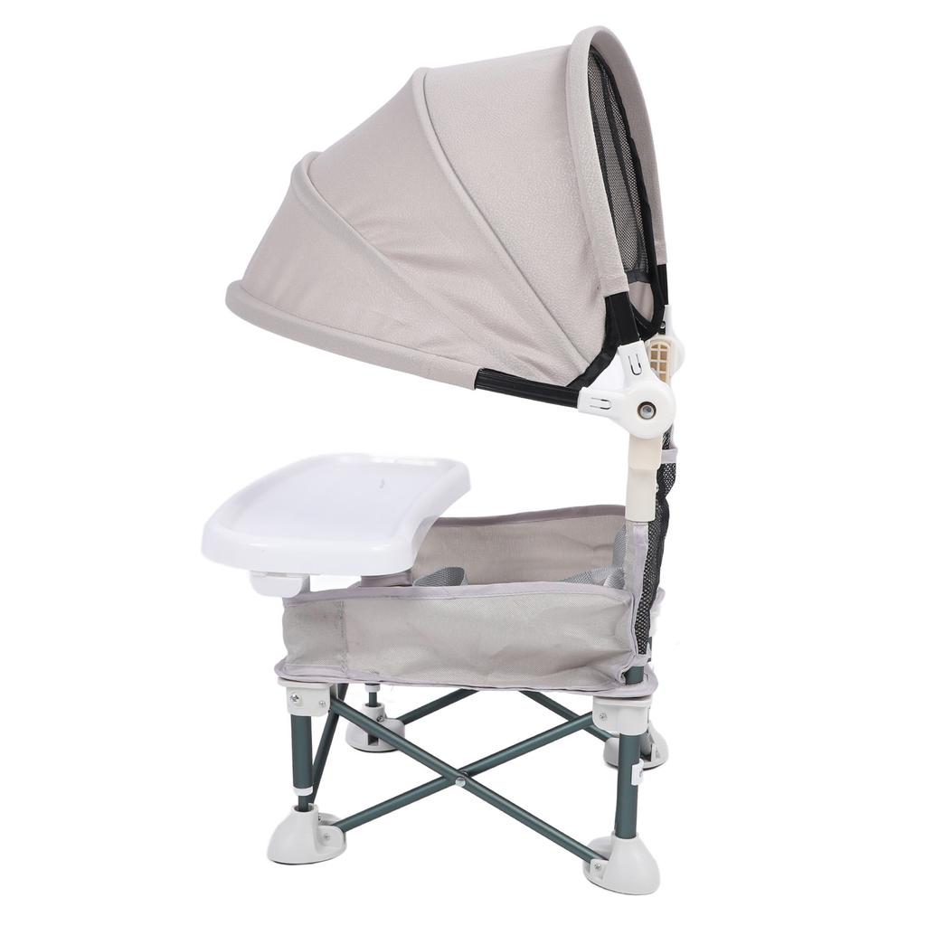 Портативное детское сиденье со съемным подносом и ремнем безопасности для детей. Складное детское сиденье-бустер для путешествий.