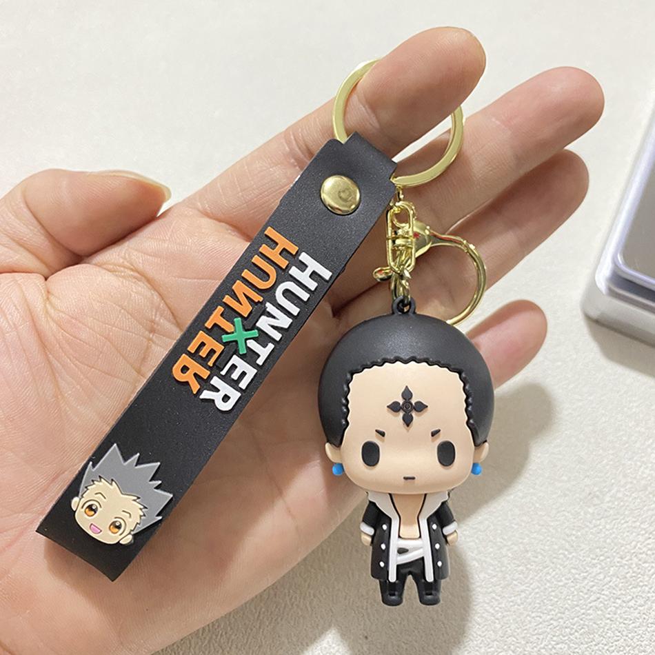 HUNTER X HUNTER Брелок-фигурка Аниме Мультфильм ГОН ФРИКССС Кукла Подвеска Брелок Держатель для ключей автомобиля Аксессуары Украшения Игрушка для детей Подарки