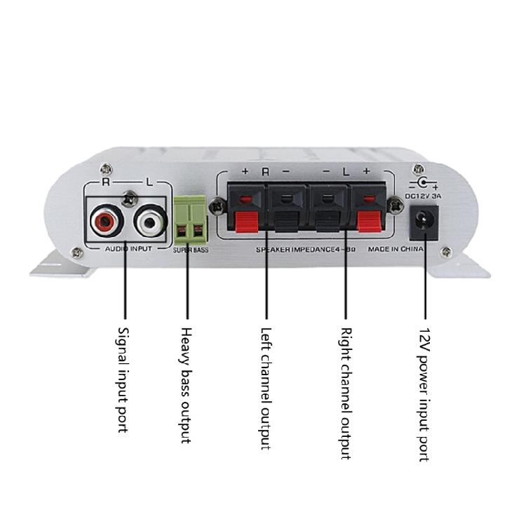 Многоканальный автомобильный усилитель, универсальный усилитель звука, мощный автомобильный усилитель звука 12 В для аудиофилов