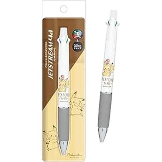 Kamiojapan Pokémon Пикачу Jetstream 41 Многофункциональная ручка 0,5 Белый 302618