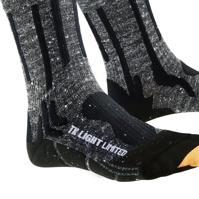 XBIONIC Comfortable Breathable Outdoor Sports Hiking Lightweight Socks G174 Gray/black 22.5cm-24(35-38)