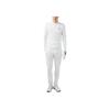 J.Lindeberg Solid Color Pullover Crew Neck Long Sleeve Front Print Design Sweater Men sweater White GMKW05753-A003