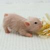 New Lovely Mini Simulation Pet Pig Doll Environmental Friendly Silicone Full Body Piglet Rebirth Toy Office Decompression Cute Animal Doll Toy for Kid