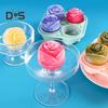 Форма для льда Rose Ice Cube Mold из пищевого силикона для коктейлей Whiskey BPA Free Ice Cube Maker