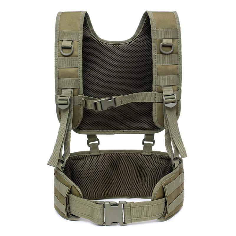 Тактический padded боевой ремень со съемными стропами Airsoft Боевой служебный ремень с комфортными вставками и съемными высококачественными Практичный для ежедневного использования
