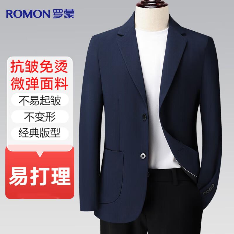 Мужской пиджак Luomeng, приталенный, в стиле business casual