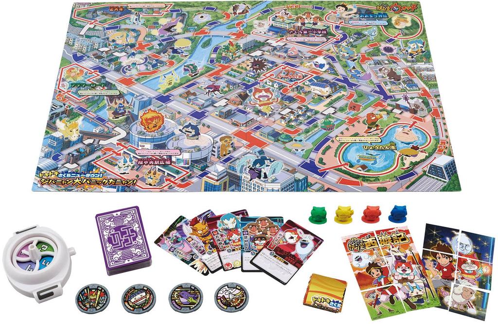 Exciting Sakura New Jibanyan in a Big Yo-kai Watch Town! Panic!