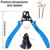 Многофункциональные круглогубцы для намотки катушек Золотой инструмент для обмотки проволоки Инструмент для изготовления ювелирных изделий Кольцегубцы Инструмент для скручивания проволоки