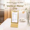 Metal Hard Plate Document Typing Paper Stand Vertical Design Receipt Holders  Restaurant Use
