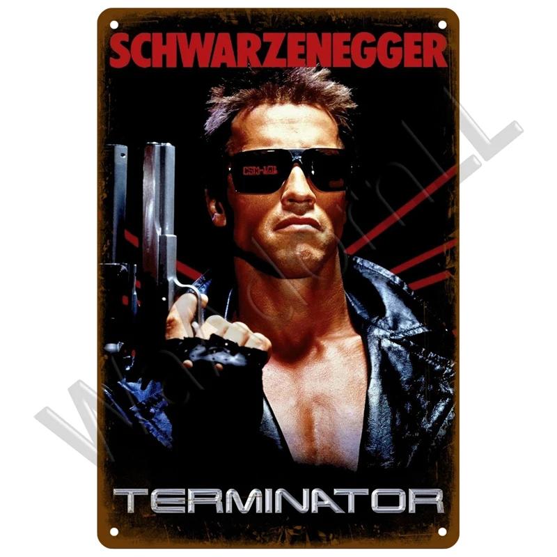 Vintage Films Poster Retro Tin Sign Aesthetic Living Room Cinema Metal Sign Industrial Deco Home Metal Wall Decor Decoration